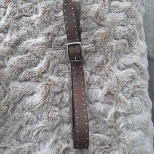 NEW NWOT Rag & Bone Brown Studded Belt